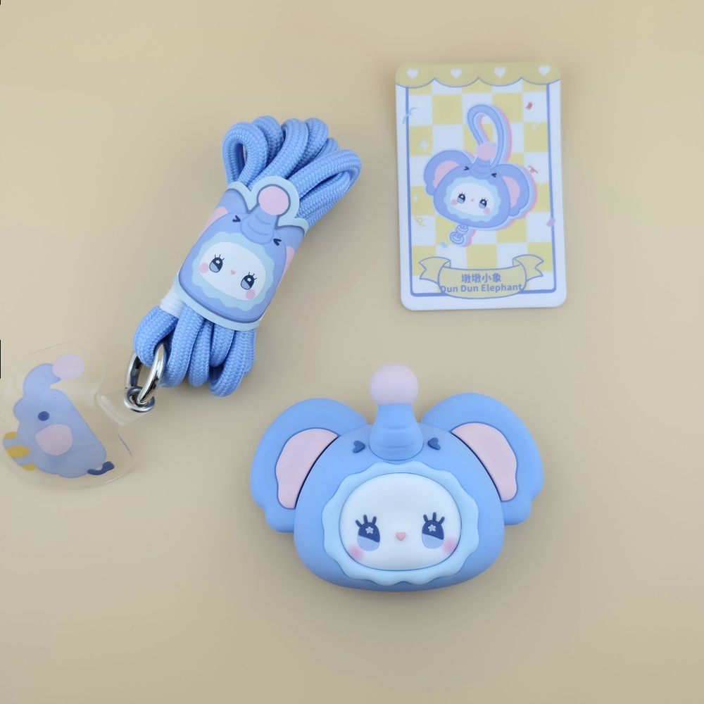 EMMA Secret Forest Animal Park Series Phone Strap Blind Box (Dun Dun Elephant)
